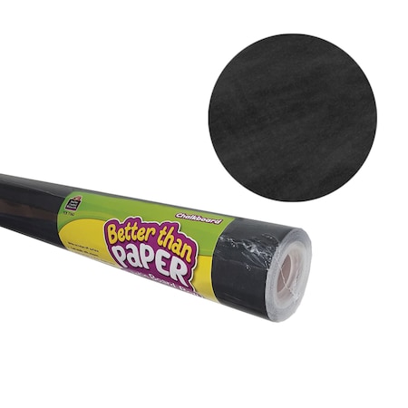Teacher Created Resources Better Than Paper Bulletin Board Roll, 4 x 12ft, Chalkboard, PK4 TCR6328